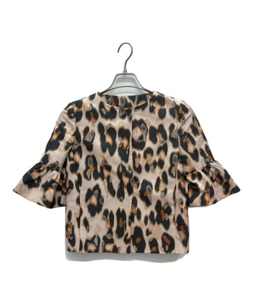 RED VALENTINO（レッドヴァレンティノ）RED VALENTINO (レッドヴァレンティノ) ジャケット ベージュ×ブラック サイズ:38の古着・服飾アイテム