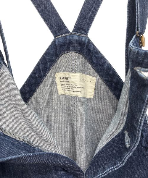 HARVESTY（ハーベスティー）HARVESTY (ハーベスティー) デニムオーバーオール インディゴ サイズ:SIZE 2の古着・服飾アイテム