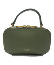 VIOLAd'ORO（ヴィオラドーロ）の古着「イタリアンスプリッドレザーショルダーバッグ」｜グリーン