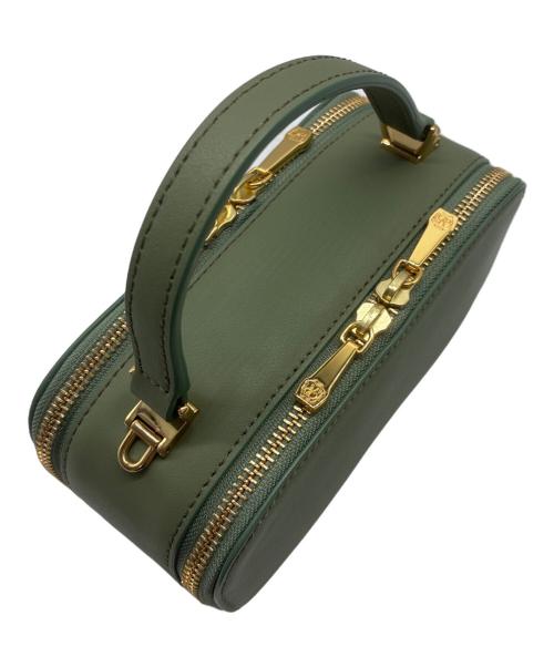 VIOLAd'ORO（ヴィオラドーロ）VIOLAd'ORO (ヴィオラドーロ) イタリアンスプリッドレザーショルダーバッグ グリーンの古着・服飾アイテム