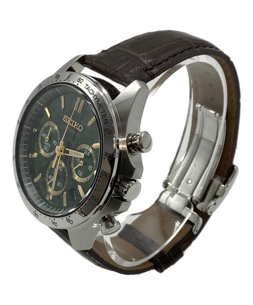 SEIKO（セイコー）SEIKO (セイコー) クロノグラフ スピリット グリーンの古着・服飾アイテム
