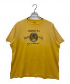 RRLダブルアールエル）の古着「ガーメントダイド ジャージー グラフィックTシャツ」｜イエロー