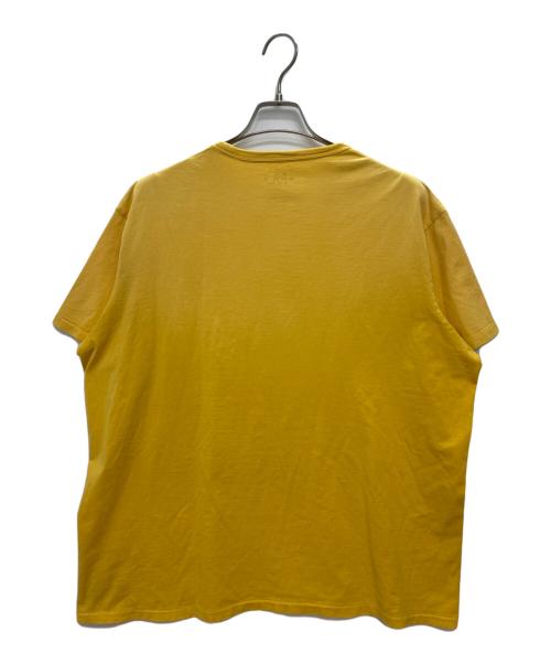 RRL（ダブルアールエル）RRL (ダブルアールエル) ガーメントダイド ジャージー グラフィックTシャツ イエロー サイズ:XXLの古着・服飾アイテム