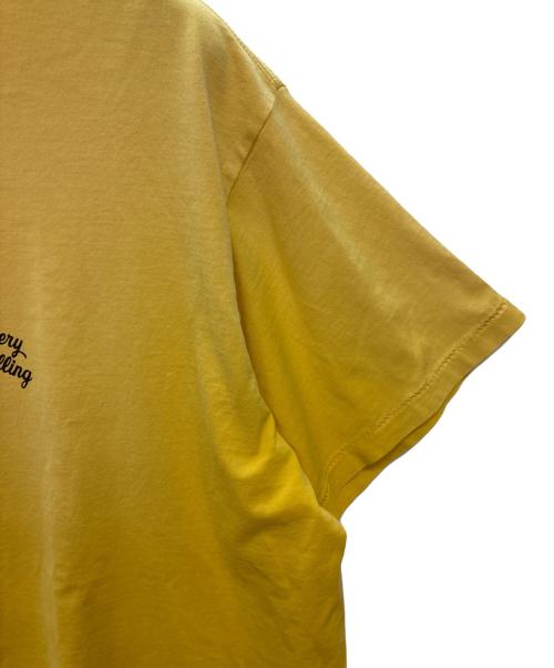 RRL（ダブルアールエル）RRL (ダブルアールエル) ガーメントダイド ジャージー グラフィックTシャツ イエロー サイズ:XXLの古着・服飾アイテム