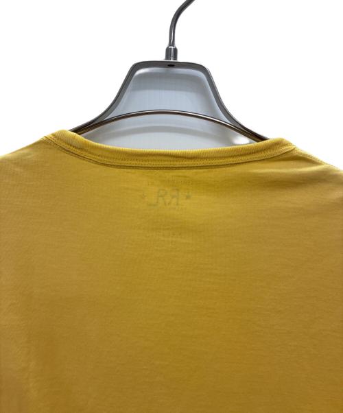 RRL（ダブルアールエル）RRL (ダブルアールエル) ガーメントダイド ジャージー グラフィックTシャツ イエロー サイズ:XXLの古着・服飾アイテム