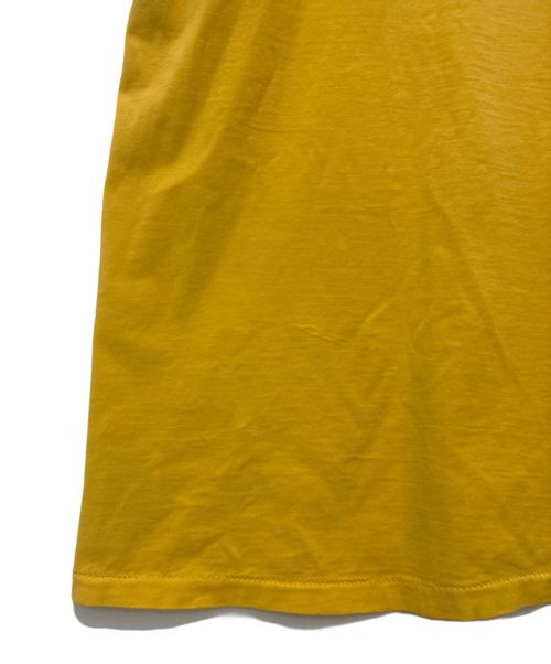 RRL（ダブルアールエル）RRL (ダブルアールエル) ガーメントダイド ジャージー グラフィックTシャツ イエロー サイズ:XXLの古着・服飾アイテム