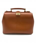 STARBUCKS COFFEEスターバックスコーヒー）の古着「レザーカフェバッグ」｜ブラウン