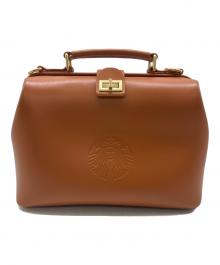 STARBUCKS COFFEE（スターバックスコーヒー）の古着「レザーカフェバッグ」｜ブラウン