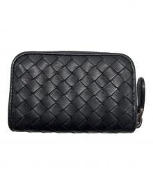BOTTEGA VENETA（ボッテガベネタ）の古着「イントレチャート コインケース」｜ブラック