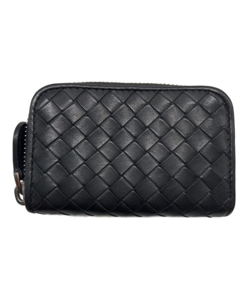 BOTTEGA VENETA（ボッテガベネタ）BOTTEGA VENETA (ボッテガベネタ) イントレチャート コインケース ブラックの古着・服飾アイテム