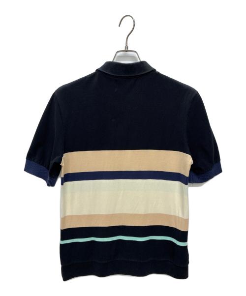 FRED PERRY（フレッドペリー）FRED PERRY (フレッドペリー) RAF SIMONS (ラフシモンズ) ポロシャツ ブラック サイズ:40の古着・服飾アイテム