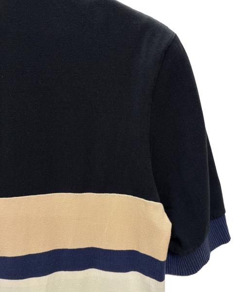 FRED PERRY（フレッドペリー）FRED PERRY (フレッドペリー) RAF SIMONS (ラフシモンズ) ポロシャツ ブラック サイズ:40の古着・服飾アイテム