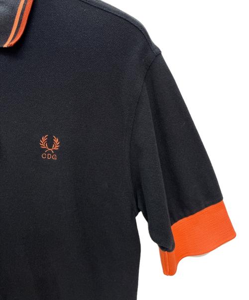 FRED PERRY（フレッドペリー）FRED PERRY (フレッドペリー) COMME des GARCONS (コムデギャルソン) ポロシャツ ブラック サイズ:Mの古着・服飾アイテム