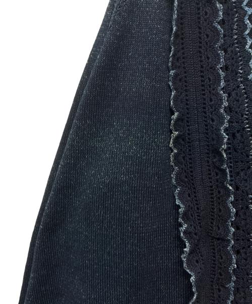 45R（フォーティファイブ・アール）45R (フォーティファイブ・アール) インディゴ染 ボレロカーディガン ネイビーの古着・服飾アイテム