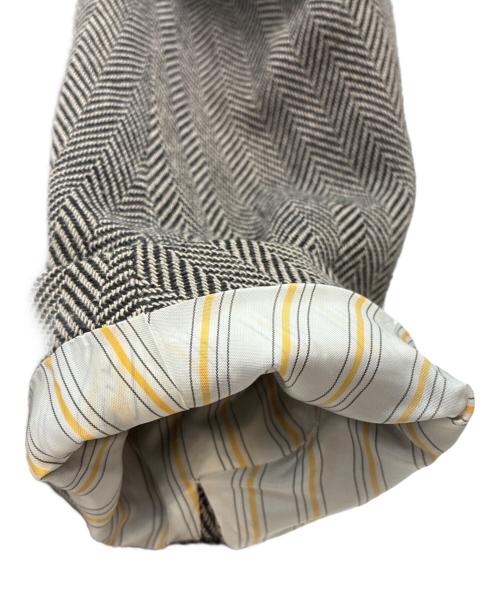 TOMORROWLAND PILGRIM（トゥモローランド ピルグリム）TOMORROWLAND PILGRIM (トゥモローランド ピルグリム) コットンポリエステルリネン シューティングジャケット ブラック×ベージュ サイズ:46の古着・服飾アイテム