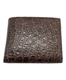 HERGOPOCH（エルゴポック）の古着「型押し 2つ折り財布」｜ブラウン