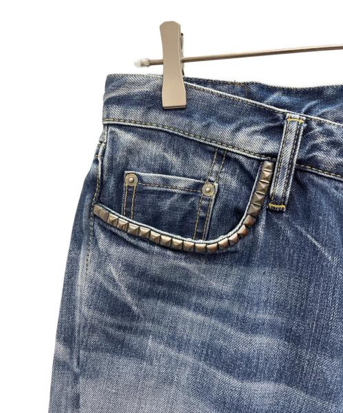 Hysteric Glamour（ヒステリックグラマー）Hysteric Glamour (ヒステリックグラマー) スタッズデニムパンツ インディゴ サイズ:30の古着・服飾アイテム