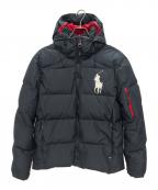 POLO RALPH LAURENポロ・ラルフローレン）の古着「ビッグポニー ダウンジャケット」｜ブラック