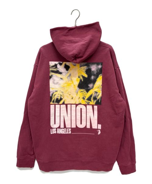 UNION（ユニオン）UNION (ユニオン) GRAIN P/O HOODIE プルオーバーパーカー レッド サイズ:XXLの古着・服飾アイテム