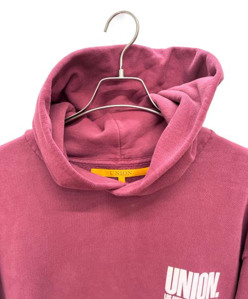 UNION（ユニオン）UNION (ユニオン) GRAIN P/O HOODIE プルオーバーパーカー レッド サイズ:XXLの古着・服飾アイテム