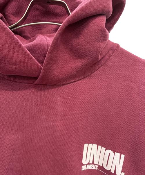 UNION（ユニオン）UNION (ユニオン) GRAIN P/O HOODIE プルオーバーパーカー レッド サイズ:XXLの古着・服飾アイテム
