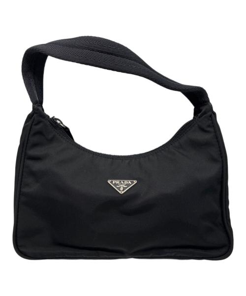 PRADA（プラダ）PRADA (プラダ) ナイロンハンドバッグ ブラックの古着・服飾アイテム