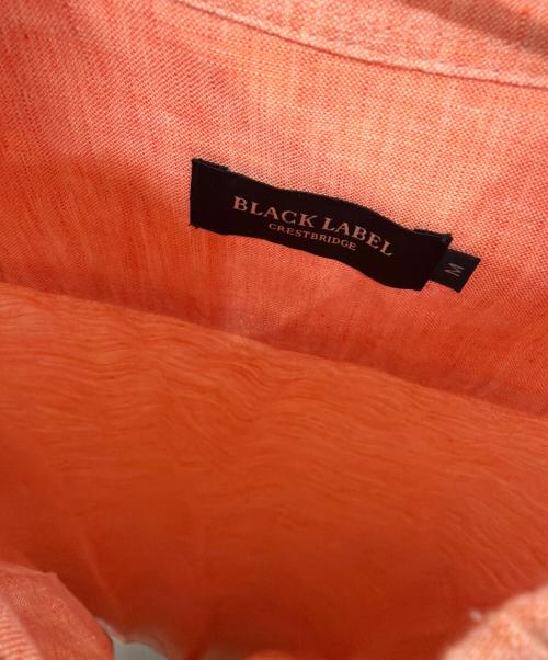 BLACK LABEL CRESTBRIDGE（ブラックレーベル クレストブリッジ）BLACK LABEL CRESTBRIDGE (ブラックレーベル クレストブリッジ) 半袖シャツ オレンジ サイズ:Mの古着・服飾アイテム