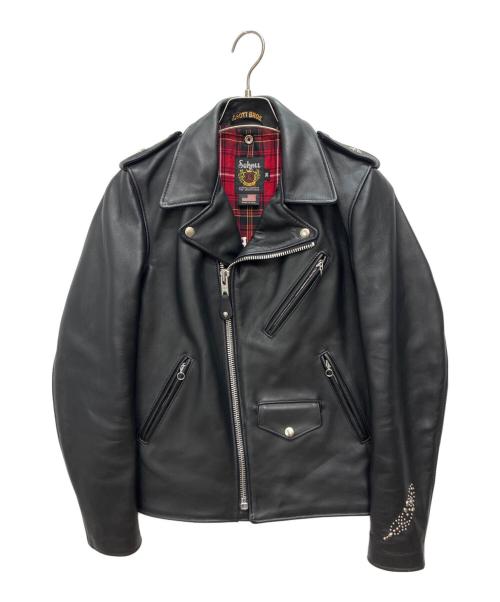 Schott（ショット）Schott (ショット) B'z INABA MODEL ダブルライダースジャケット ブラック サイズ:36の古着・服飾アイテム