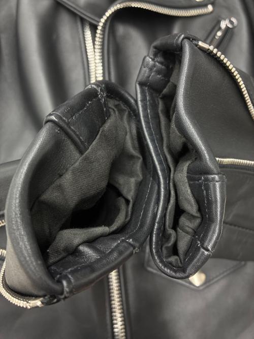 Schott（ショット）Schott (ショット) B'z INABA MODEL ダブルライダースジャケット ブラック サイズ:36の古着・服飾アイテム