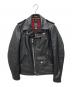 Schott（ショット）の古着「B'z INABA MODEL ダブルライダースジャケット」｜ブラック