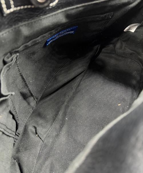 BURBERRY BLUE LABEL（バーバリー ブルー レーベル）BURBERRY BLUE LABEL (バーバリー ブルー レーベル) トートバッグ ブラック×ホワイトの古着・服飾アイテム