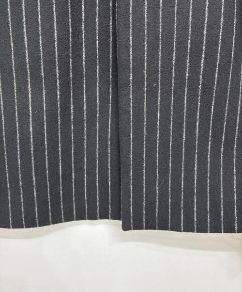 GARNIER（ガルニエ）Garnier (ガルニエ) レイヤードカラーコート ブラック サイズ:LLの古着・服飾アイテム