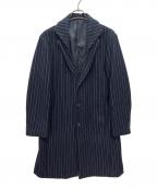 GARNIERガルニエ）の古着「レイヤードカラーコート」｜ネイビー