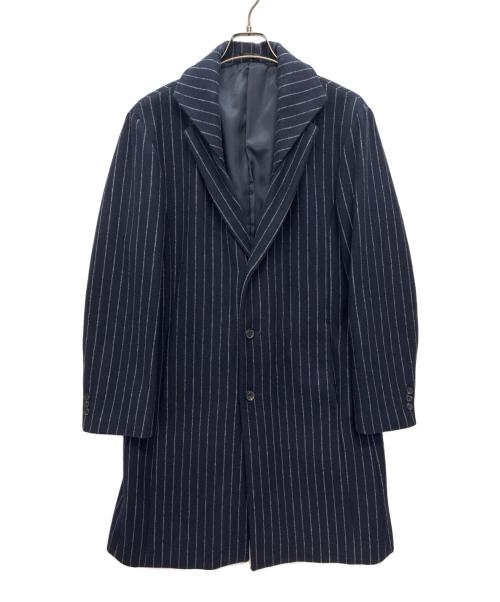 GARNIER（ガルニエ）Garnier (ガルニエ) レイヤードカラーコート ネイビー サイズ:LLの古着・服飾アイテム