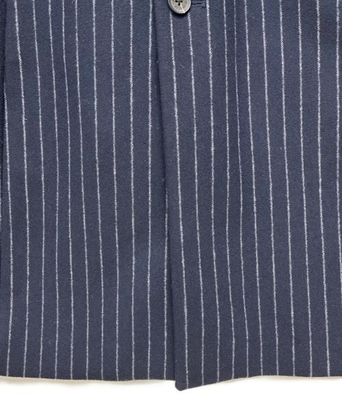 GARNIER（ガルニエ）Garnier (ガルニエ) レイヤードカラーコート ネイビー サイズ:LLの古着・服飾アイテム