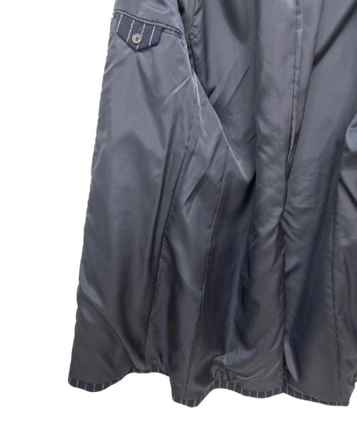 GARNIER（ガルニエ）Garnier (ガルニエ) レイヤードカラーコート ネイビー サイズ:LLの古着・服飾アイテム