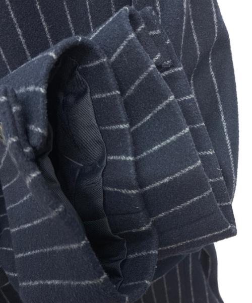 GARNIER（ガルニエ）Garnier (ガルニエ) レイヤードカラーコート ネイビー サイズ:LLの古着・服飾アイテム