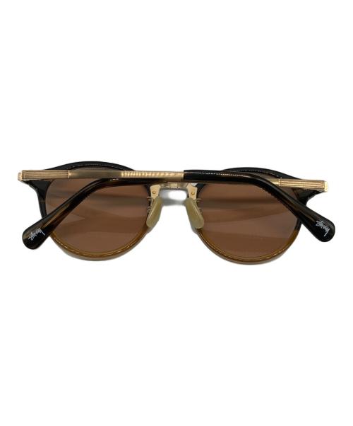 stussy（ステューシー）stussy (ステューシー) ARTHUR サングラス ブラウン×ブラック サイズ:表記無の古着・服飾アイテム