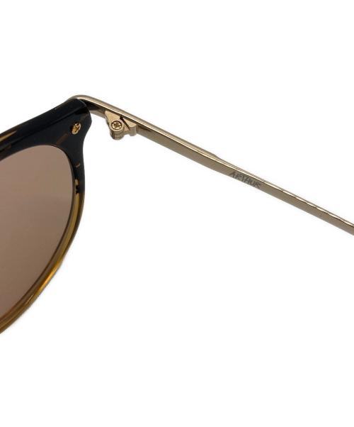 stussy（ステューシー）stussy (ステューシー) ARTHUR サングラス ブラウン×ブラック サイズ:表記無の古着・服飾アイテム