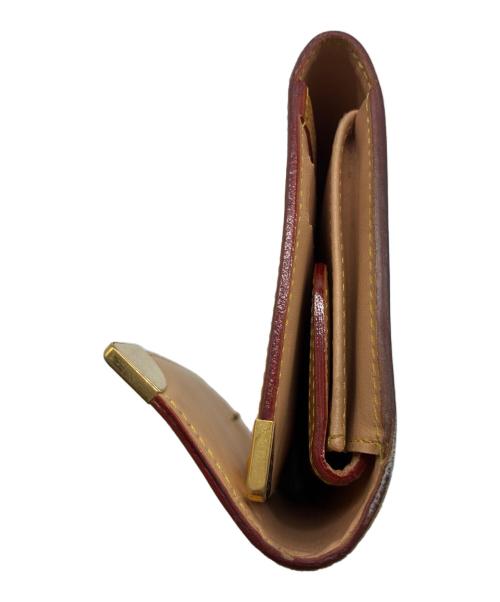 LOUIS VUITTON（ルイ ヴィトン）LOUIS VUITTON (ルイ ヴィトン) モノグラム・マルチカラー ポレトトレゾールインターナショナル 長財布 ホワイトの古着・服飾アイテム