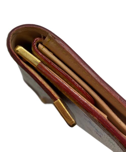 LOUIS VUITTON（ルイ ヴィトン）LOUIS VUITTON (ルイ ヴィトン) モノグラム・マルチカラー ポレトトレゾールインターナショナル 長財布 ホワイトの古着・服飾アイテム