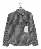 AIGLEエーグル）の古着「長袖シャツ」｜ホワイト×ブラック