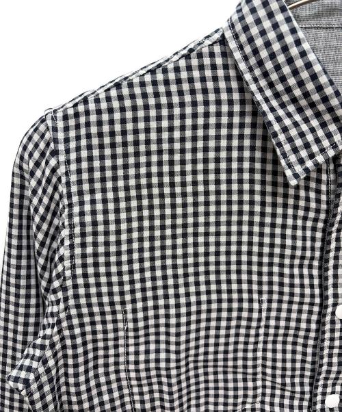 AIGLE（エーグル）AIGLE (エーグル) 長袖シャツ ホワイト×ブラック サイズ:M 未使用品の古着・服飾アイテム