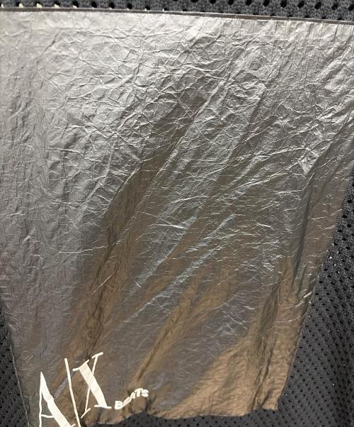 ARMANI EXCHANGE（アルマーニ エクスチェンジ）ARMANI EXCHANGE (アルマーニ エクスチェンジ) メッシュカットソー ブラック サイズ:Mの古着・服飾アイテム