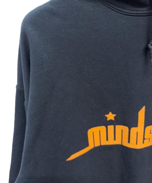 MINDSEEKER（マインドシーカー）MINDSEEKER (マインドシーカー) プルオーバーパーカー ブラック×オレンジ サイズ:Lの古着・服飾アイテム