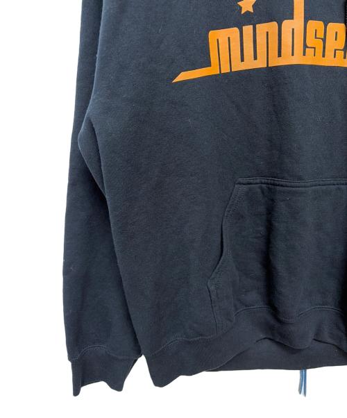 MINDSEEKER（マインドシーカー）MINDSEEKER (マインドシーカー) プルオーバーパーカー ブラック×オレンジ サイズ:Lの古着・服飾アイテム