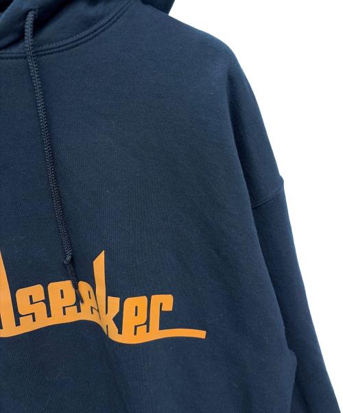 MINDSEEKER（マインドシーカー）MINDSEEKER (マインドシーカー) プルオーバーパーカー ブラック×オレンジ サイズ:Lの古着・服飾アイテム