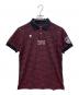 PEARLY GATES（パーリーゲイツ）の古着「ゴルフウェア ポロシャツ」｜ブラック×レッド