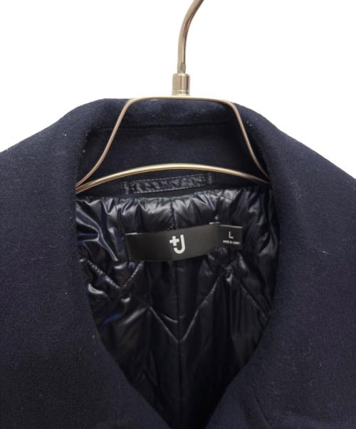 UNIQLO+J（ユニクロ プラスジェイ）UNIQLO+J (ユニクロ プラスジェイ) ウールブレンドオーバーサイズピーコート ネイビー サイズ:Lの古着・服飾アイテム