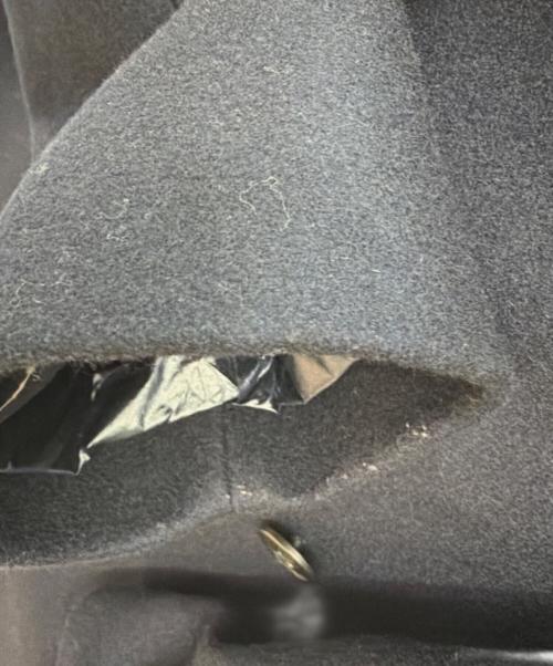 UNIQLO+J（ユニクロ プラスジェイ）UNIQLO+J (ユニクロ プラスジェイ) ウールブレンドオーバーサイズピーコート ネイビー サイズ:Lの古着・服飾アイテム